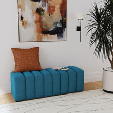 Load image into Gallery viewer, Summer - Fabric Upholstered Tufted Accent Bench