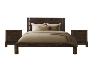 Dark Atenas - 2-Drawer Nightstand - Brown