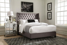 Load image into Gallery viewer, Bancroft - Upholstered Wingback Bed