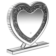 Load image into Gallery viewer, Euston - Heart Shaped Vanity Mirror - Silver