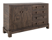 Load image into Gallery viewer, Dark Atenas - Console With 4 Drawer And 2 Doors - Brown
