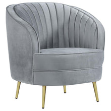 Load image into Gallery viewer, Sophia - Upholstered Channel Tufted Barrel Accent Chair