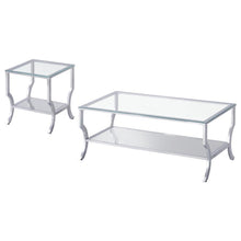 Load image into Gallery viewer, Saide - Glass Top Coffee And End Table Set