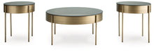 Load image into Gallery viewer, Jettaya - Brushed Brass - Occasional Table Set (Set of 3)