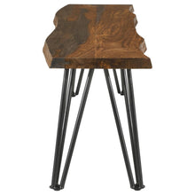 Load image into Gallery viewer, Neve - Live Edge Wood Dining Bench Hairpin Legs - Gray Sheesham