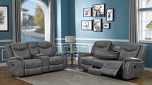 Load image into Gallery viewer, Conrad - Upholstered Padded Arm Motion Sofa Set