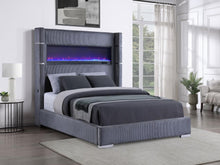 Load image into Gallery viewer, Tisdall - Upholstered Fireplace Bed