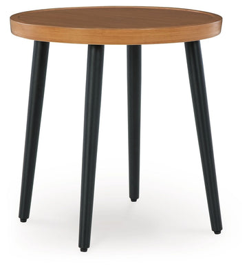 Horizon Hall - Two-tone Brown - Round End Table