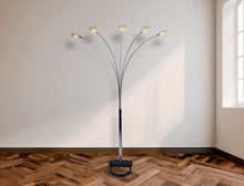 Load image into Gallery viewer, Half Moon Floor Lamp - Black