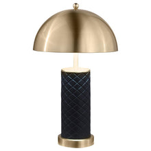 Load image into Gallery viewer, Ferris - Dome Quilted Table Lamp (Set of 2) - Black