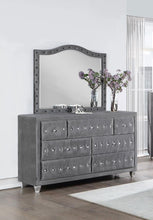 Load image into Gallery viewer, Deanna - 7-Drawer Upholstered Dresser With Mirror