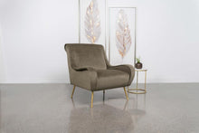 Load image into Gallery viewer, Ricci - Upholstered Saddle Arm Accent Chair