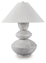 Load image into Gallery viewer, Brickdon - Distressed White - Poly Table Lamp