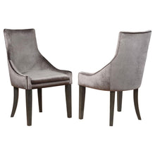 Load image into Gallery viewer, Phelps - Velvet Upholstered Dining Side Chair (Set of 2) - Gray