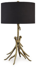 Load image into Gallery viewer, Josney - Antique Gold Finish - Metal Table Lamp