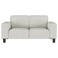 Load image into Gallery viewer, Deerhurst - Upholstered Track Arm Tufted Loveseat - Greige