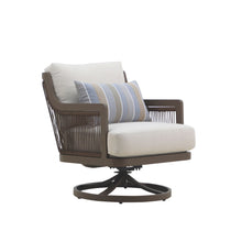 Load image into Gallery viewer, Genova - Patio Swivel Club Chair With Accent Pillow (Set of 2) - Gray
