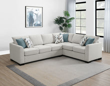 Load image into Gallery viewer, Ashford - Chenille Upholstered Sleeper Sectional Sofa - Greige