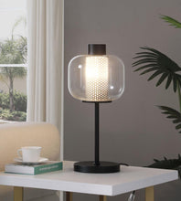 Load image into Gallery viewer, Ingrid - Glass Shade Bedside Table Lamp - Black