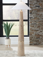 Load image into Gallery viewer, Gasparleigh - Brown / Gold Finish - Poly Floor Lamp