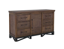 Load image into Gallery viewer, Walnut - Dresser - Walnut Brown