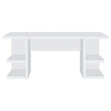Load image into Gallery viewer, Alice - 4-Shelf Engineered Wood Writing Desk - White