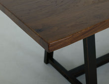 Load image into Gallery viewer, Walnut - Trestle Dining Table - Walnut Brown
