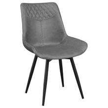 Load image into Gallery viewer, Brassie - Upholstered Swivel Dining Side Chair (Set of 2) - Gray