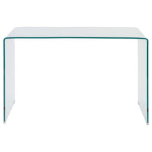 Load image into Gallery viewer, Ripley - Tempered Bent Glass Writing Desk Clear - Clear Glass