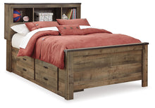 Load image into Gallery viewer, Trinell - Bookcase Storage Bed