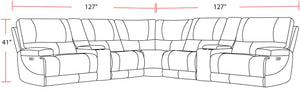 Whitman - Power Reclining Sectional