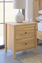 Load image into Gallery viewer, Bermacy - Light Brown - Two Drawer Night Stand