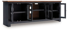 Load image into Gallery viewer, Wildenauer - Brown / Black - XL TV Stand With Fireplace Option