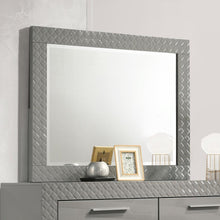 Load image into Gallery viewer, Ives - Dresser Mirror - Gray High Gloss