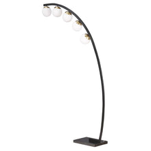 Load image into Gallery viewer, Cody - Spherical 5-Light Arc Metal Floor Lamp - Black