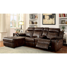 Load image into Gallery viewer, Hardy - Sectional With Console - Brown