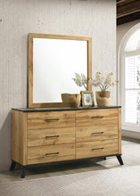Load image into Gallery viewer, Kaywood - 6-Drawer Dresser And Mirror - Natural Pine