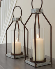 Load image into Gallery viewer, Diedrick - Gray / Black - Lantern Set (Set of 2)