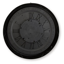 Load image into Gallery viewer, Dairton - Black / Gold Finish - Wall Clock