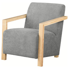 Load image into Gallery viewer, Diego - Upholstered Accent Arm Chair With Wood Arms