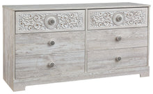 Load image into Gallery viewer, Paxberry - Whitewash - Six Drawer Dresser - Vinyl-Wrapped
