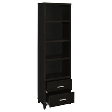 Load image into Gallery viewer, Lewes - 4-Shelf Engineered Wood Media Tower - Cappuccino