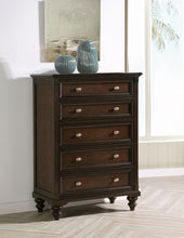 Load image into Gallery viewer, Andover - 5-Drawer Chest Of Drawers - Dark Oak