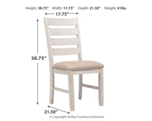 Load image into Gallery viewer, Skempton - White - Dining UPH Side Chair (Set of 2)