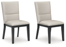 Load image into Gallery viewer, Glinari - Taupe / Black - Dining Upholstered Side Chair (Set of 2)
