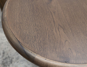 Novus Lodge - Round End Table - Dark Brown