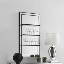 Load image into Gallery viewer, Oriel - Rectangular 3-Shelf Wall Mirror - Silver