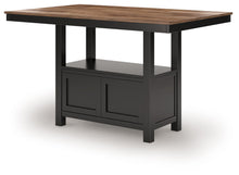 Load image into Gallery viewer, Wildenauer - Brown / Black - Rectangular Dining Room Counter Table