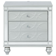 Load image into Gallery viewer, Gunnison - 2-Drawer Nightstand - Silver Metallic