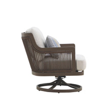 Load image into Gallery viewer, Genova - Patio Swivel Club Chair With Accent Pillow (Set of 2) - Gray